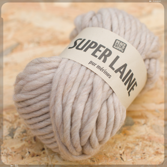 Super laine 100% mérinos douce et tendre
