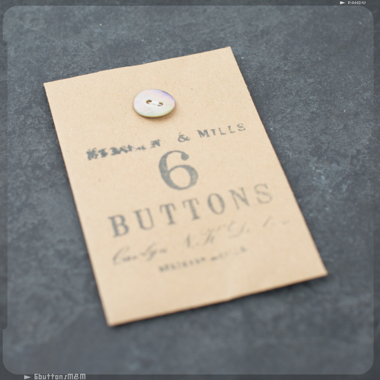 Boutons en nacre Merchant & Mills Boutons en nacre Merchant & Mills