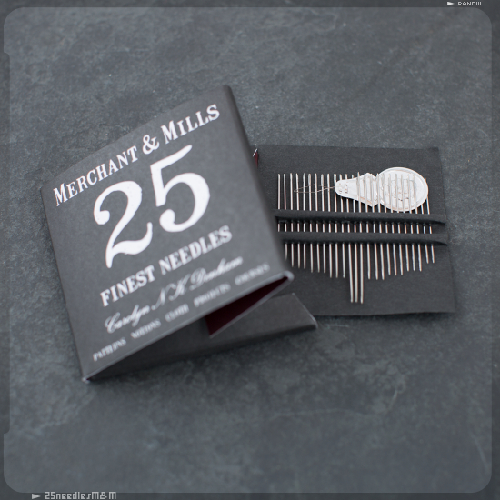 25 aiguilles à coudre fines Merchant & Mills 25 aiguilles à coudre fines Merchant & Mills